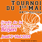 Affiche pour l'association de basket à Béziers