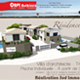 Panneau d'affichage pour un programme immobilier sur Marseillan